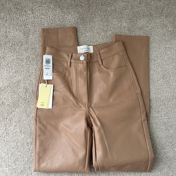 Aritzia Melina Slim faux leather pants - Picture 7 of 7